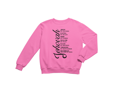 "JEHOVAH - HIS NAMES" CUSTOM DESIGN GRAPHIC (BLACK PRINT)