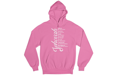 "JEHOVAH - HIS NAMES" CUSTOM DESIGN GRAPHIC (WHITE PRINT)