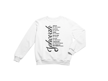 "JEHOVAH - HIS NAMES" CUSTOM DESIGN GRAPHIC (BLACK PRINT)