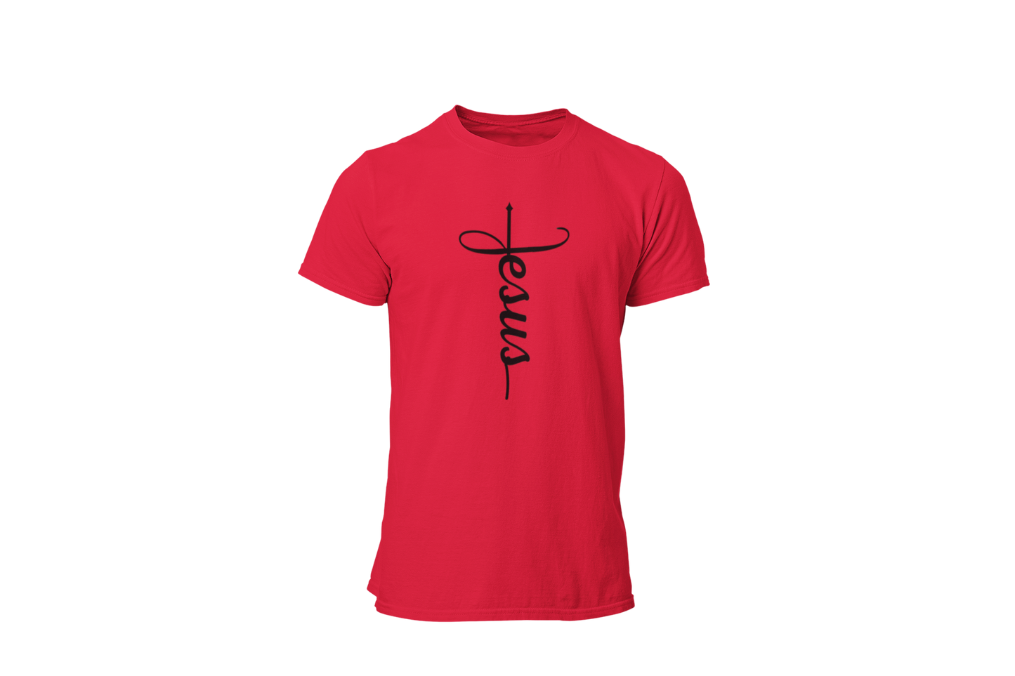 "JESUS" NAME BLACK CROSS - FAITH CUSTOM DESIGN