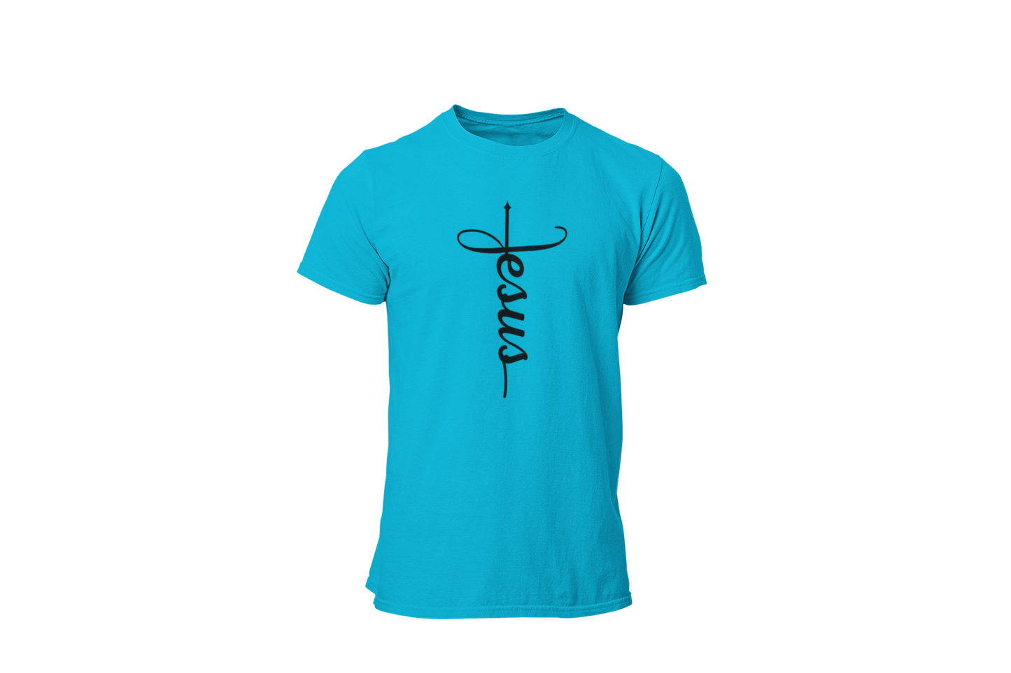 "JESUS" NAME BLACK CROSS - FAITH CUSTOM DESIGN