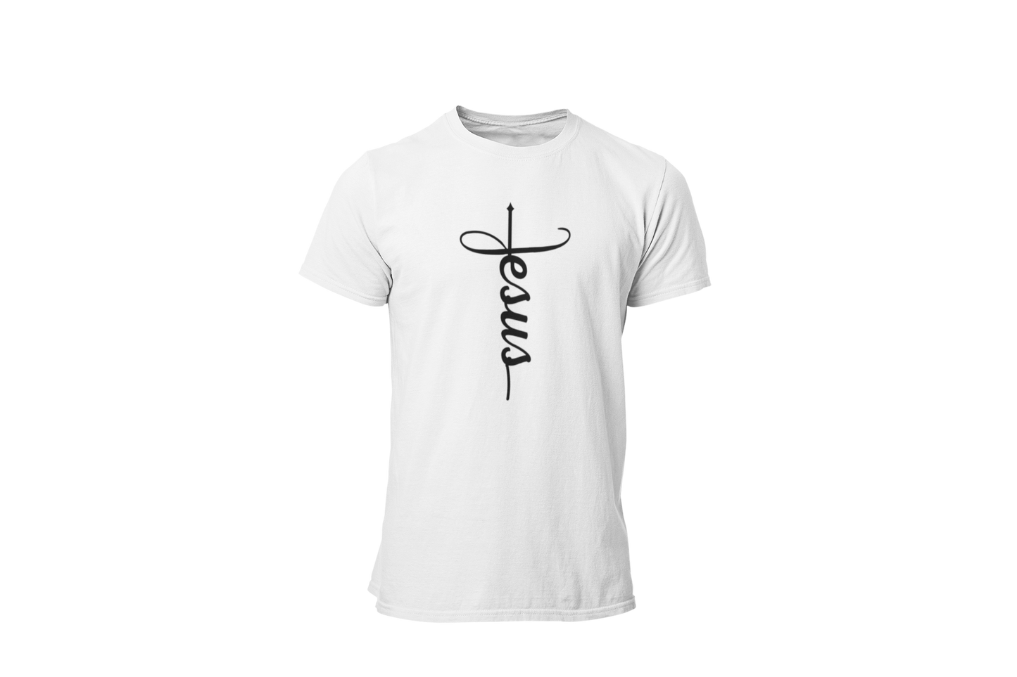 "JESUS" NAME BLACK CROSS - FAITH CUSTOM DESIGN