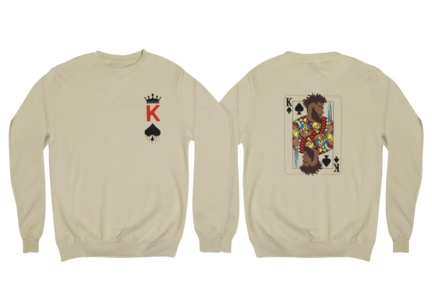 "AFRO-KING OF SPADES" CUSTOM DESIGN