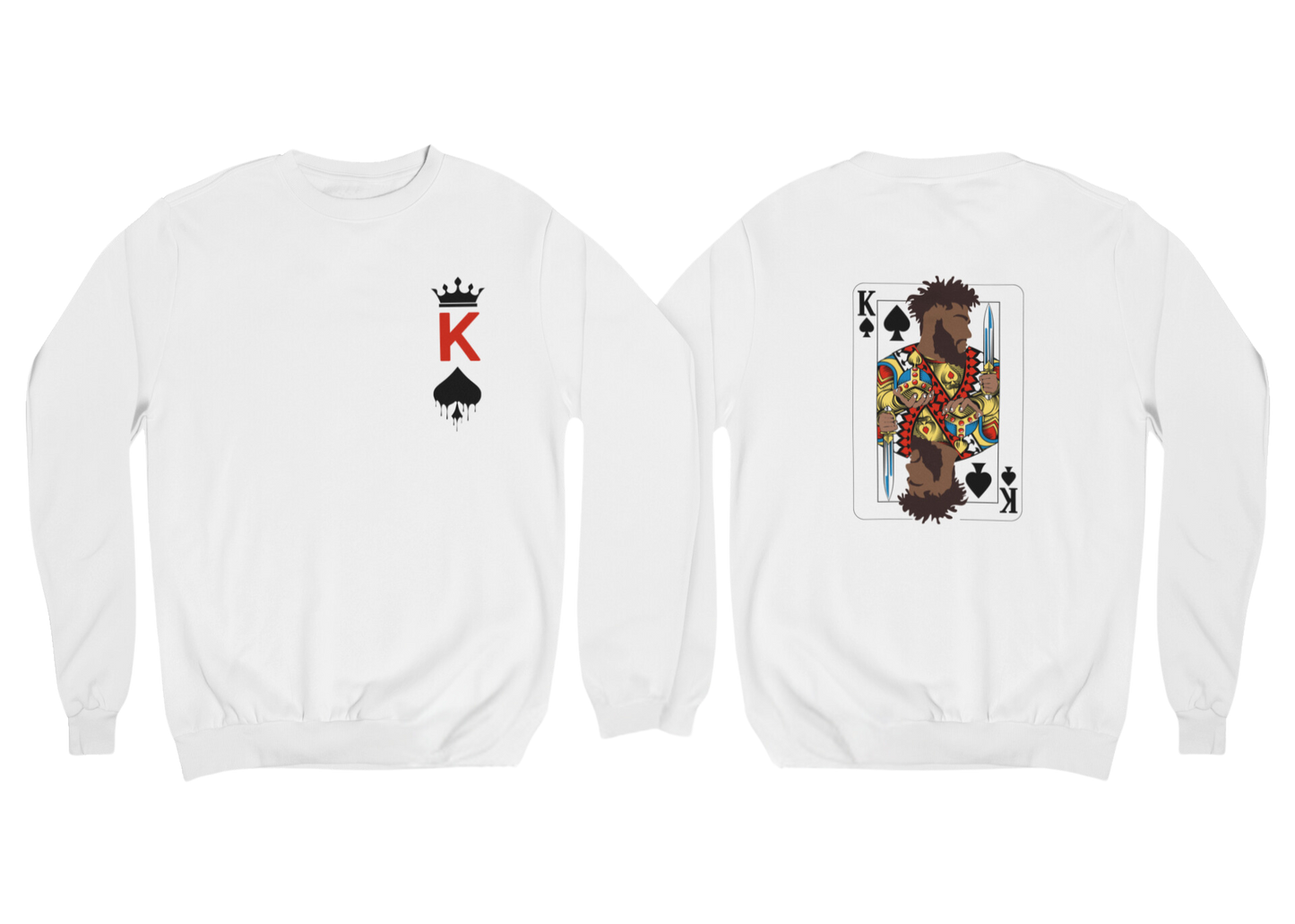 "AFRO-KING OF SPADES" CUSTOM DESIGN