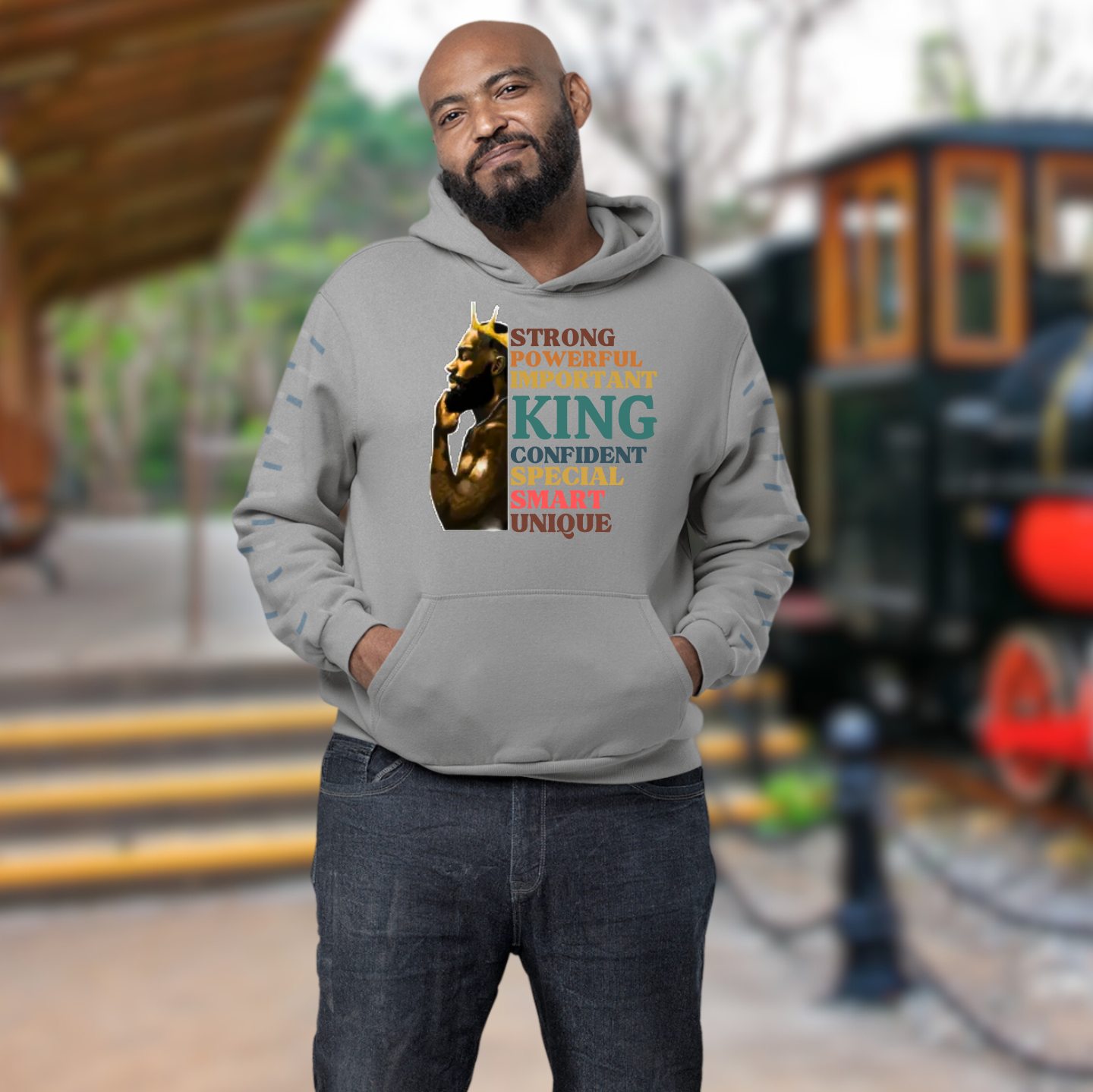 "KING" EMPOWERMENT GRAPHIC PRINT