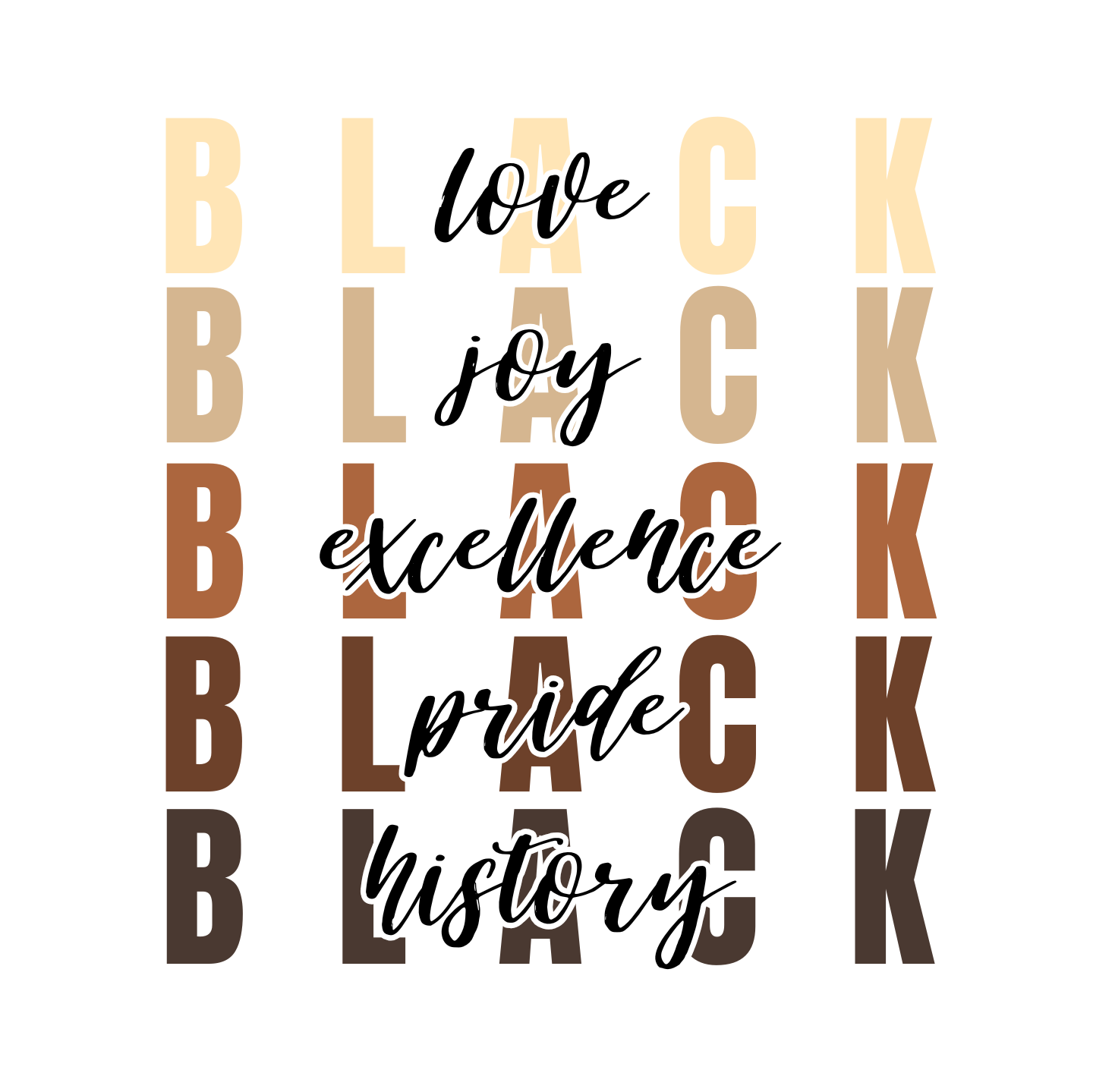 "MORE THAN BLACK" SIGNATURE CUSTOM DESIGN