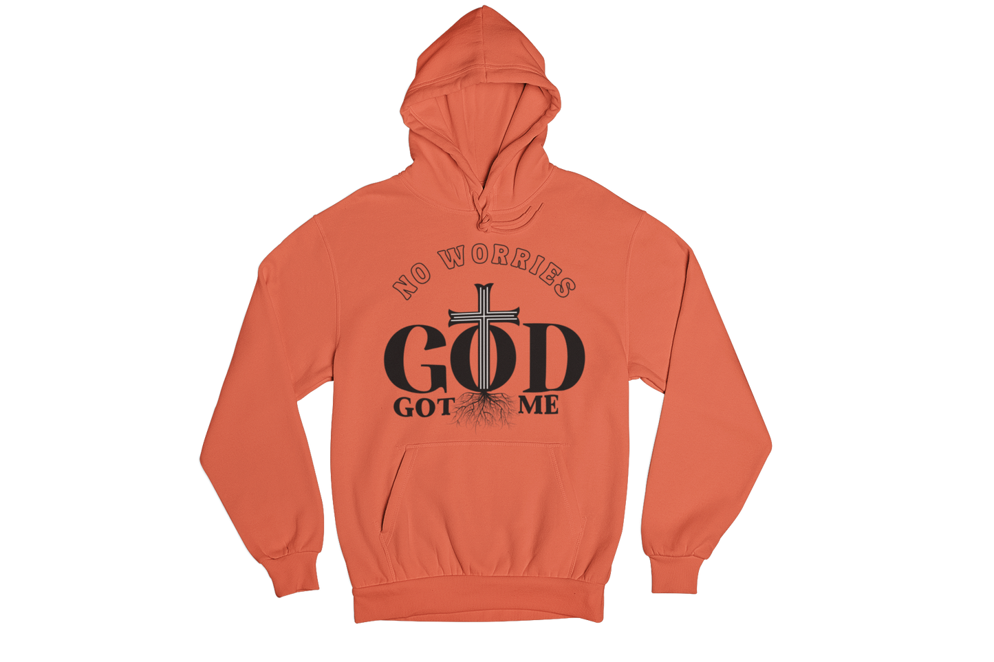 "NO WORRIES GOD GOT ME" CUSTOM GRAPIC DESIGN (BLACK PRINT)