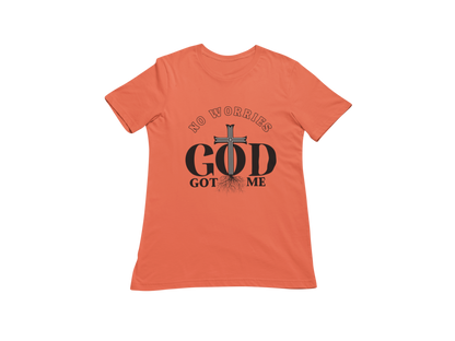 "NO WORRIES GOD GOT ME" CUSTOM GRAPIC DESIGN (BLACK PRINT)