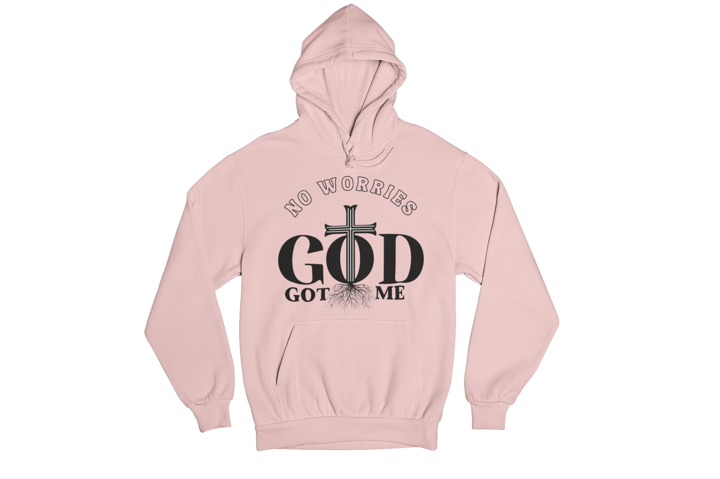 "NO WORRIES GOD GOT ME" CUSTOM GRAPIC DESIGN (BLACK PRINT)