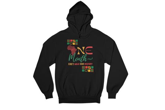 "ONE MONTH CAN'T HOLD OUR HISTORY" SIGNATURE CUSTOM HOODIE