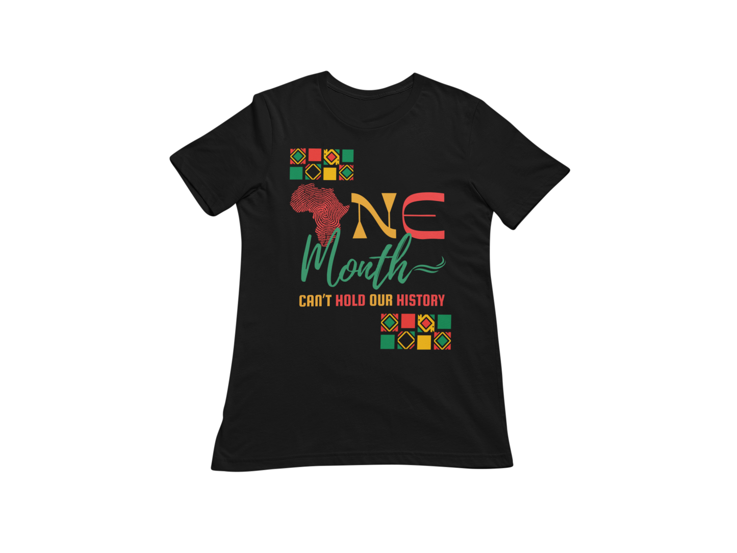 "ONE MONTH CAN'T HOLD OUR HISTORY" SIGNATURE CUSTOM T-SHIRT