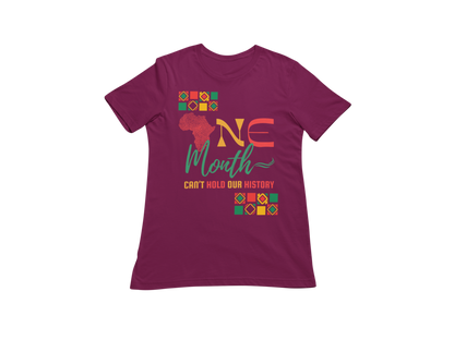 "ONE MONTH CAN'T HOLD OUR HISTORY" SIGNATURE CUSTOM T-SHIRT