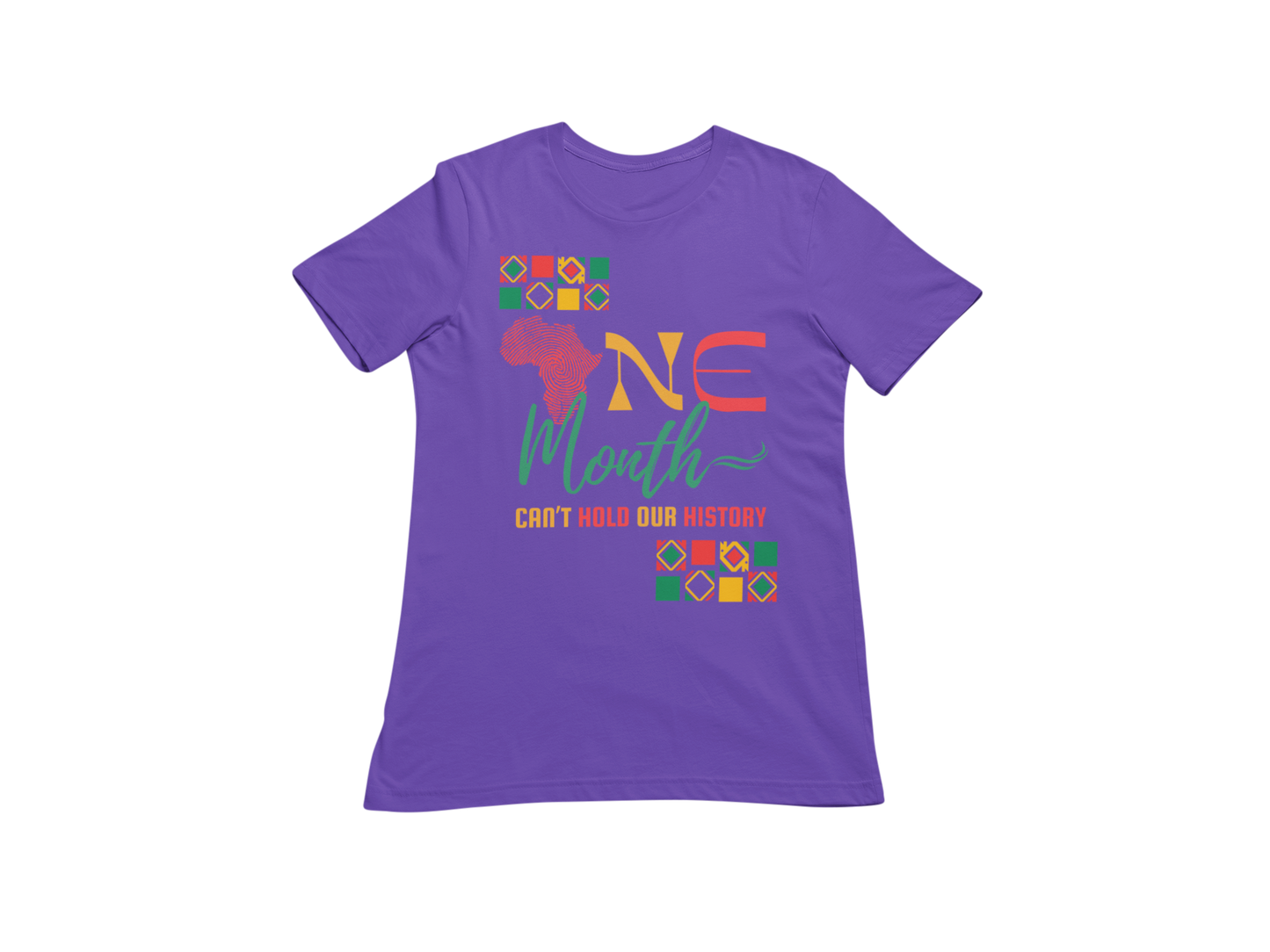 "ONE MONTH CAN'T HOLD OUR HISTORY" SIGNATURE CUSTOM T-SHIRT