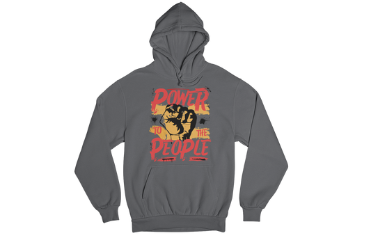 "POWER TO THE PEOPLE" SIGNATURE CUSTOM HOODIE