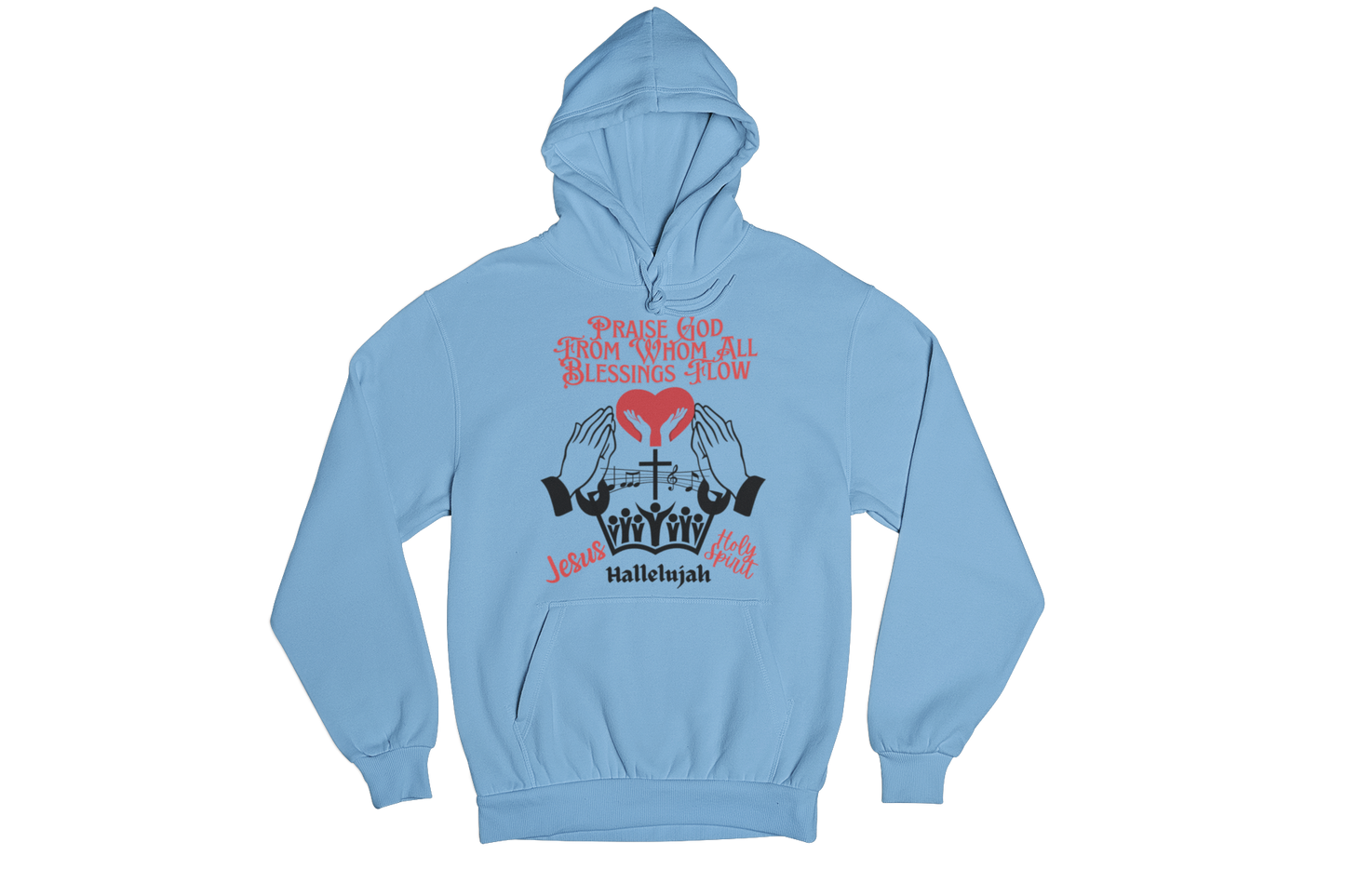 "PRAISE GOD FROM WHOM ALL BLESSING FLOW" CUSTOM DESIGN GRAPHIC