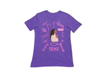 "THE POWER OF A PRAYING WOMAN" CUSTOM SIGNATURE T-SHIRT