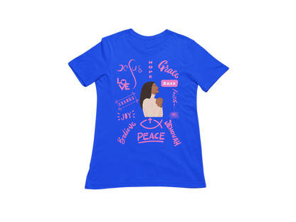 "THE POWER OF A PRAYING WOMAN" CUSTOM SIGNATURE T-SHIRT