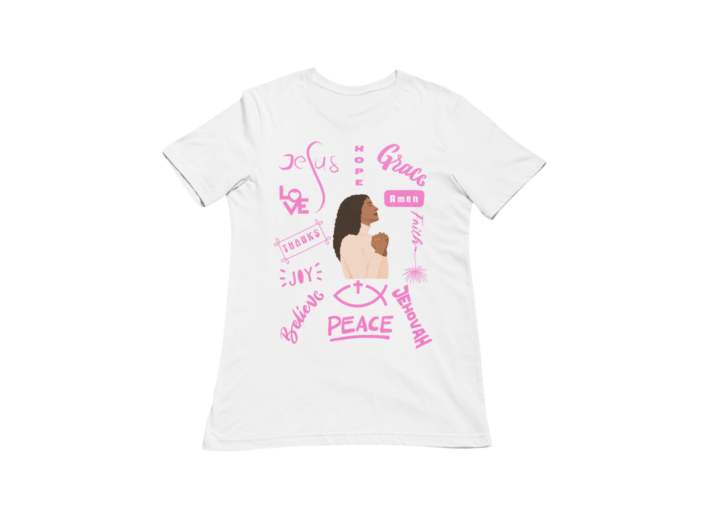 "THE POWER OF A PRAYING WOMAN" CUSTOM SIGNATURE T-SHIRT
