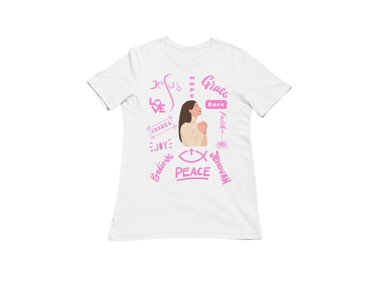 "THE POWER OF A PRAYING WOMAN" CUSTOM SIGNATURE T-SHIRT