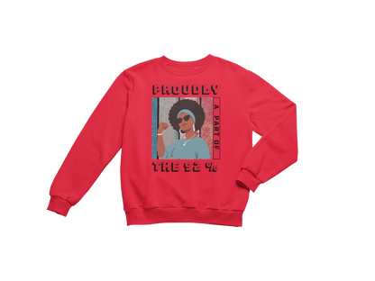 "PROUDLY PART OF THE 92% " CUSTOM SIGNATURE SWEATSHIRT