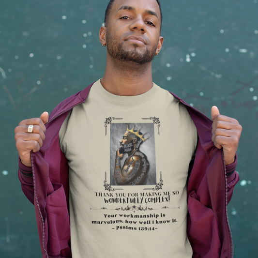 "PSALMS 139:14 BLACK MAN" CUSTOM DESIGN