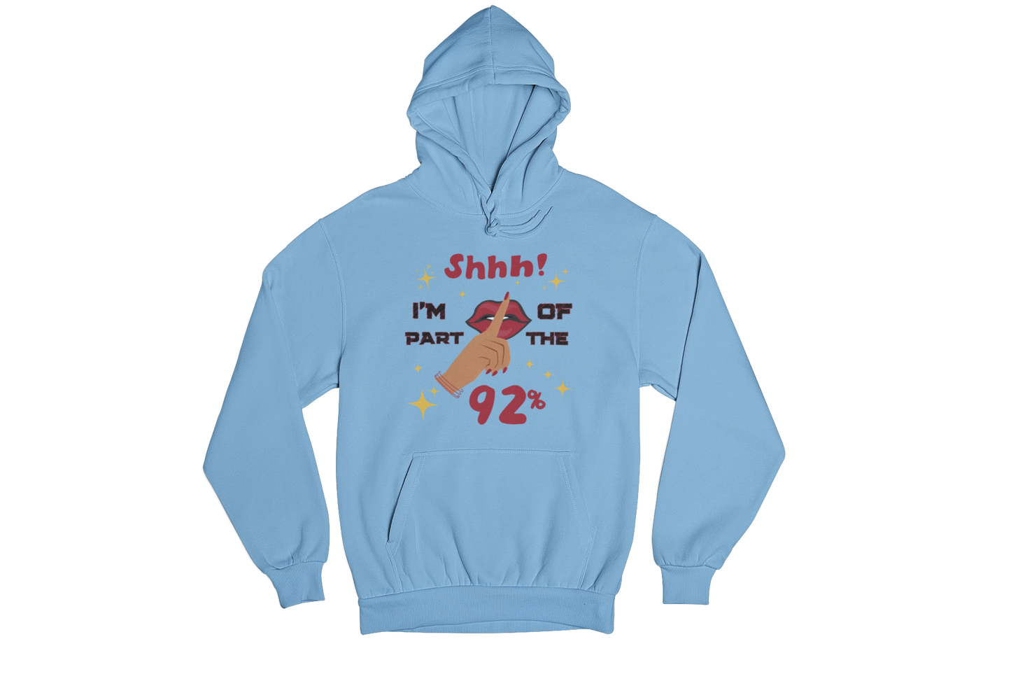 "SHHH! PART OF THE 92% " CUSTOM SIGNATURE DESIGN