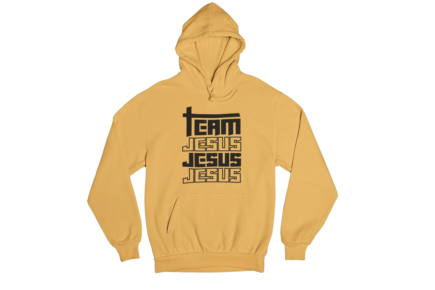 "TEAM JESUS, JESUS, JESUS" GRAPHIC PRINT