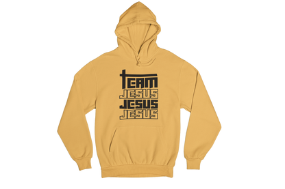 "TEAM JESUS, JESUS, JESUS" GRAPHIC PRINT