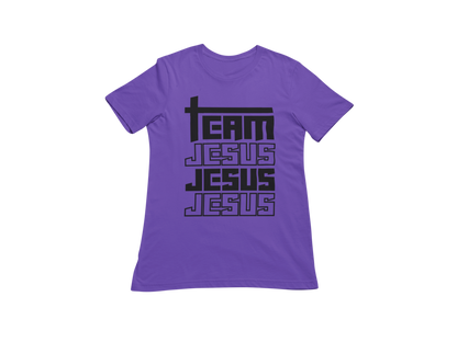 "TEAM JESUS, JESUS, JESUS" GRAPHIC PRINT