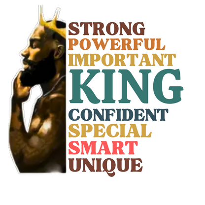 "KING" EMPOWERMENT GRAPHIC PRINT