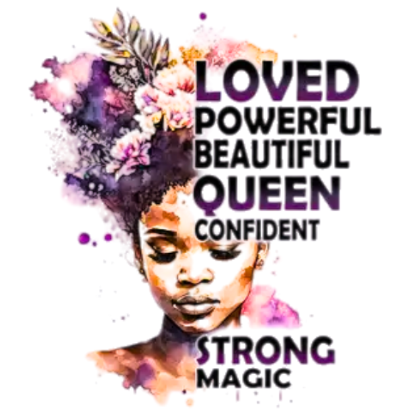 "QUEEN... STRONG MAGIC" GRAPHIC PRINT