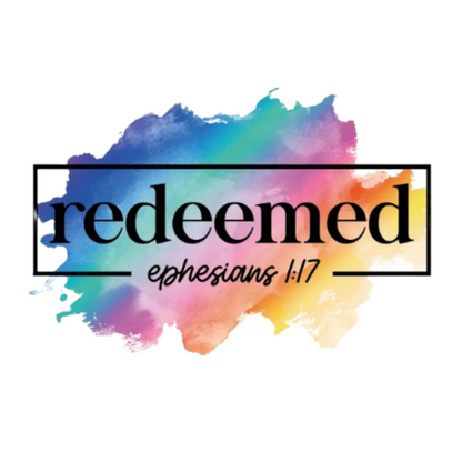 "REDEEMED" EPHESIANS 1:17 GRAPHIC PRINT