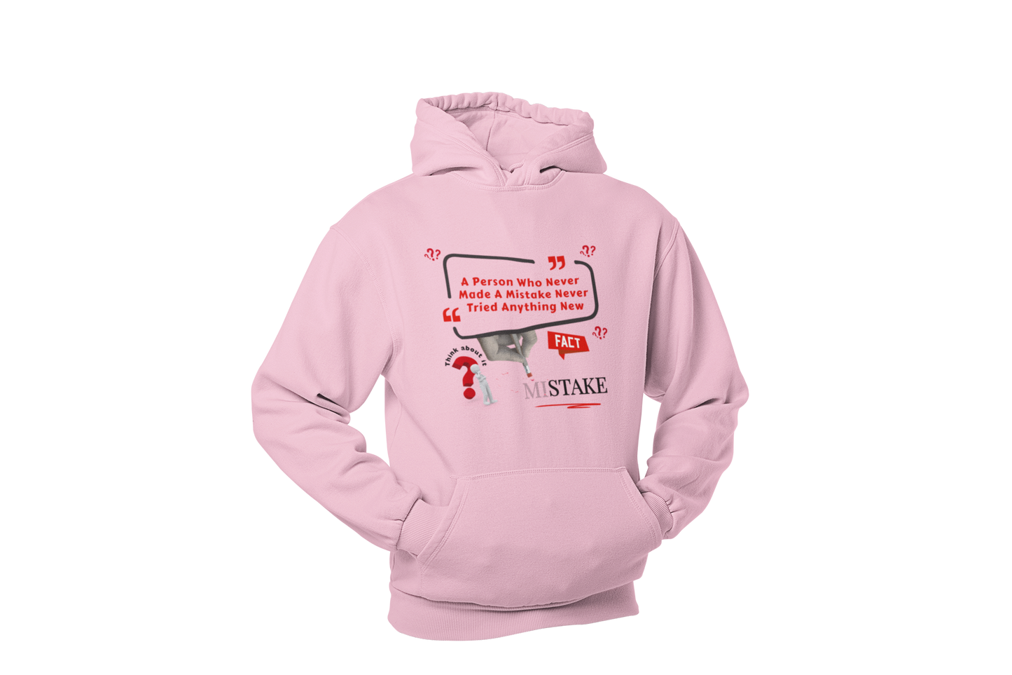 "MISTAKE" SIGNATURE CUSTOM GRAPHIC HOODIE