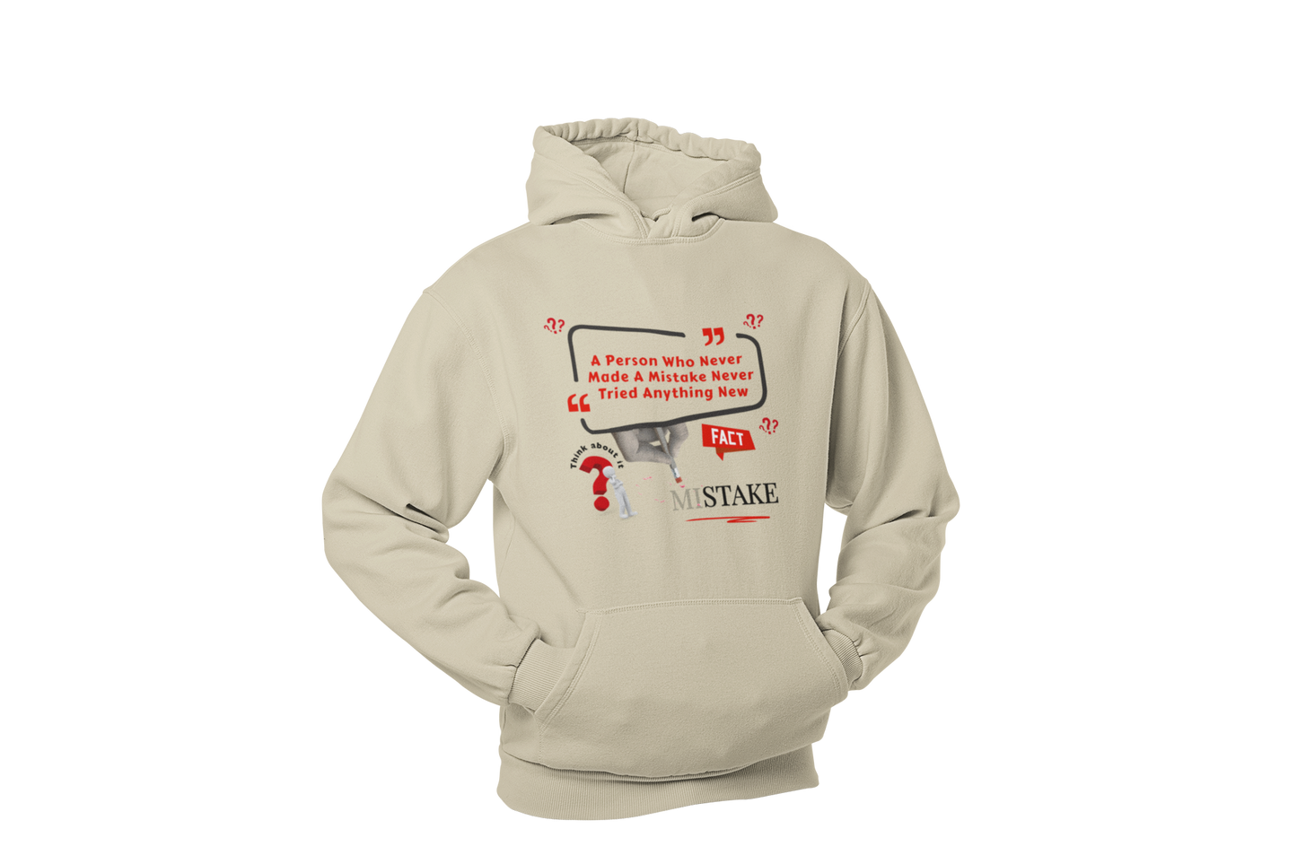 "MISTAKE" SIGNATURE CUSTOM GRAPHIC HOODIE