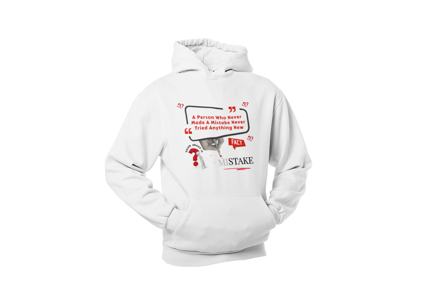 "MISTAKE" SIGNATURE CUSTOM GRAPHIC HOODIE