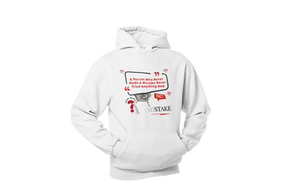 "MISTAKE" SIGNATURE CUSTOM GRAPHIC HOODIE