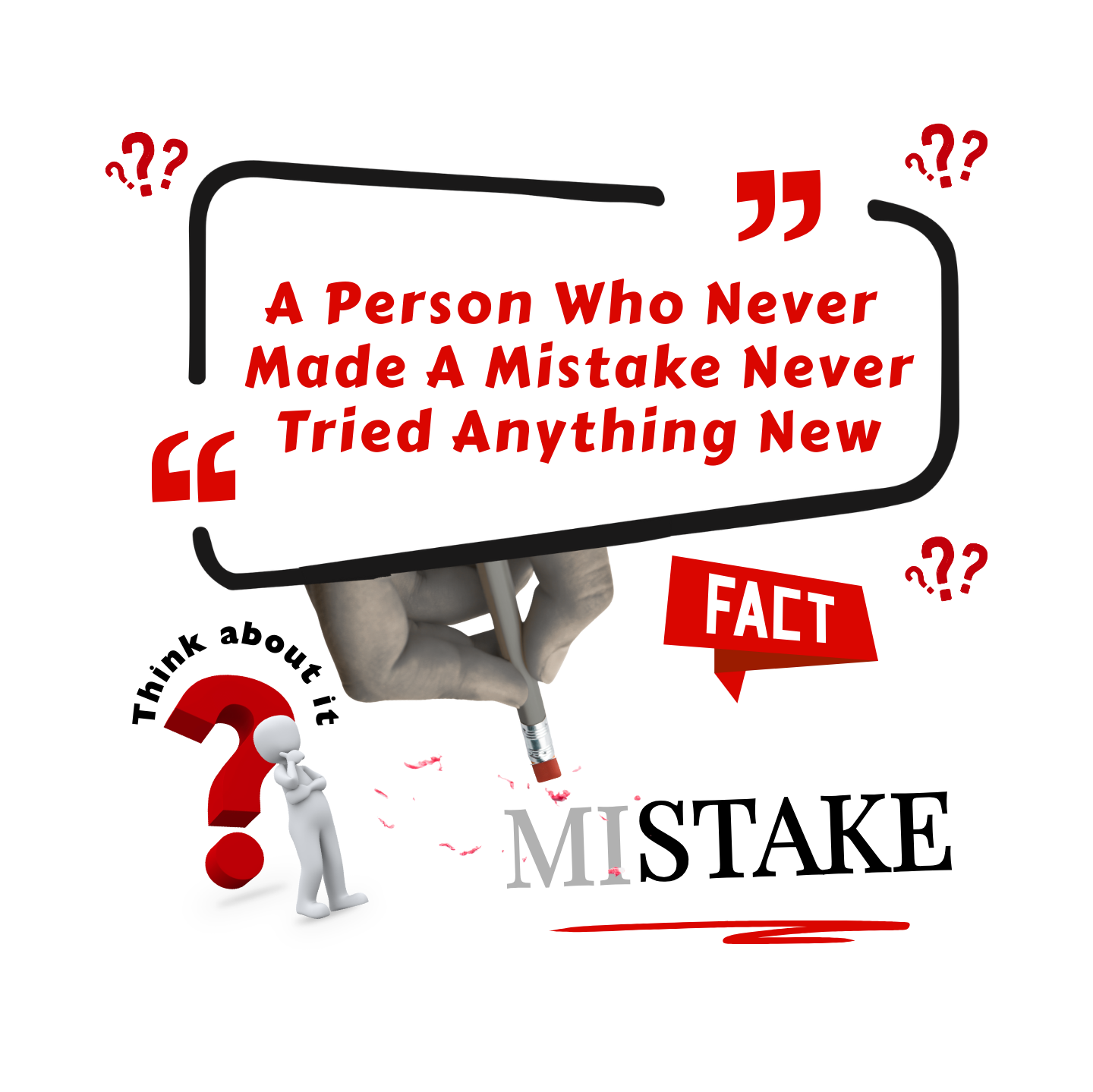 "MISTAKE" SIGNATURE CUSTOM GRAPHIC HOODIE