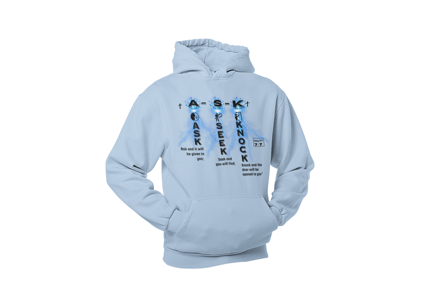 "A. S. K. - MATTHEW 7:7" CUSTOM GRAPHIC