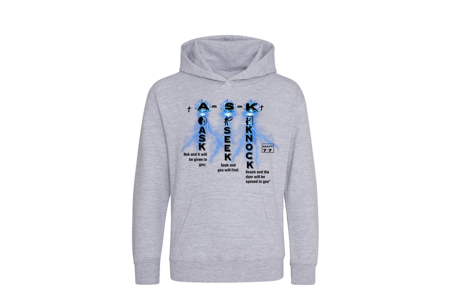 "A. S. K. - MATTHEW 7:7" CUSTOM GRAPHIC