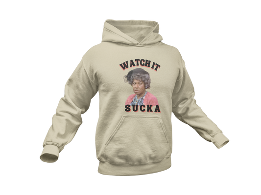 "WATCH IT SUCKA" CUSTOM DESIGN GRAPHIC HOODIE