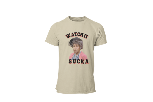 "WATCH IT SUCKA" CUSTOM DESIGN GRAPHIC T-SHIRT