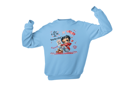 "LOVE IS IN THE AIR WITH BETTY BOO" - VALENTINE'S GRAPHIC DESIGN