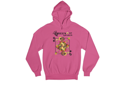 "BLACK QUEEN OF SPADES" CUSTOM SIGNATURE DESIGN HOODIE