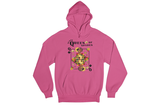 "BLACK QUEEN OF SPADES" CUSTOM SIGNATURE DESIGN HOODIE
