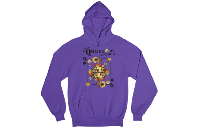 "BLACK QUEEN OF SPADES" CUSTOM SIGNATURE DESIGN HOODIE