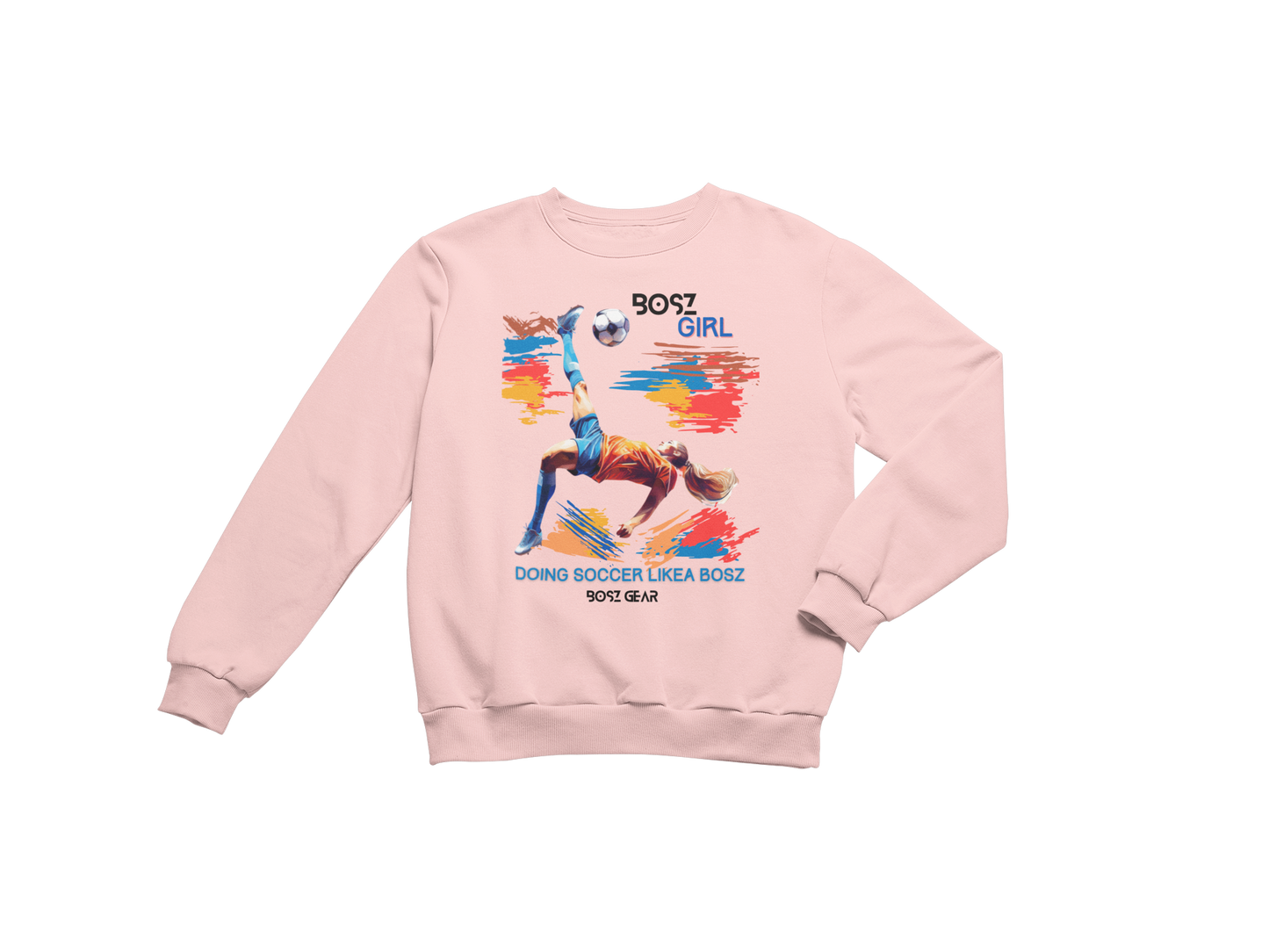 "BOSZ GIRL - DOING SOCCER LIKEA BOSZ" (FEMALE 1) BOSZ GEAR