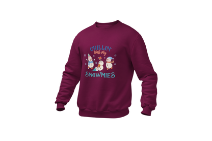 "CHILLIN WITH MY SNOWMIES" SIGNATURE HOLIDAY DESIGN