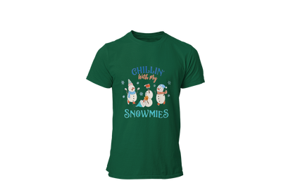 "CHILLIN WITH MY SNOWMIES" SIGNATURE HOLIDAY DESIGN