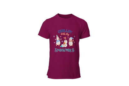 "CHILLIN WITH MY SNOWMIES" SIGNATURE HOLIDAY DESIGN