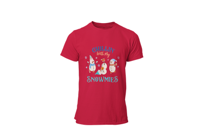 "CHILLIN WITH MY SNOWMIES" SIGNATURE HOLIDAY DESIGN